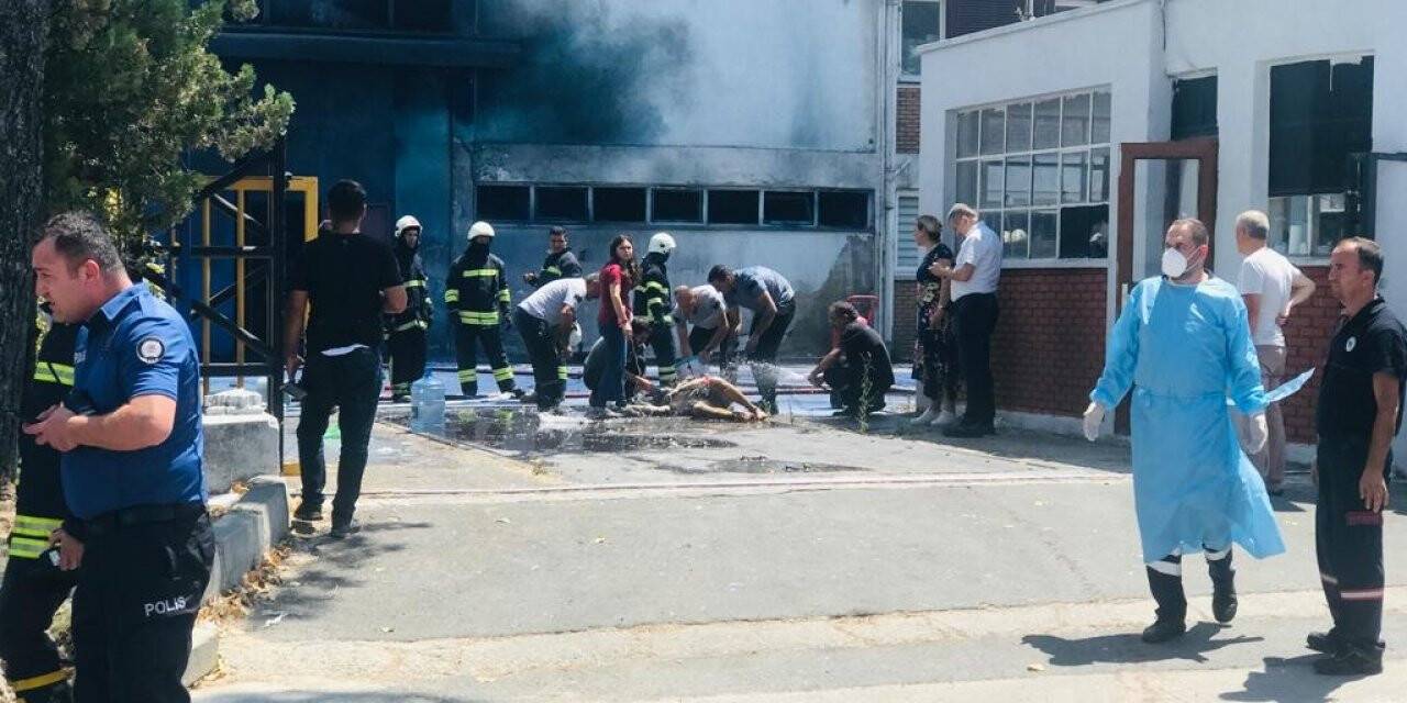 Tekirdağ’da fabrikada kimyasal patlama: Bölgeye çok sayıda ambulans sevk edildi