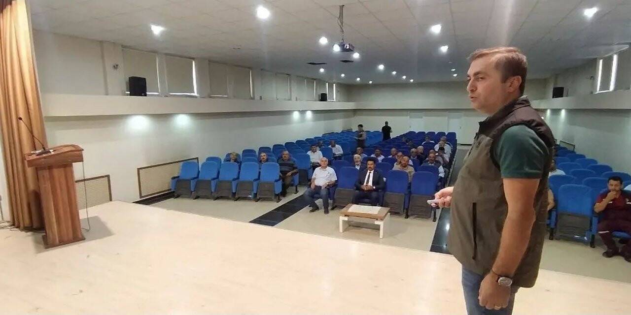 Muhtarlar, orman yangınına karşı bilgilendirildi