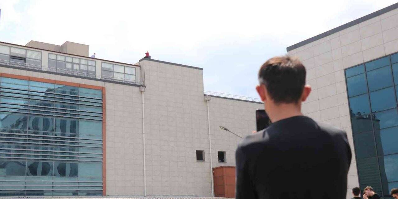 2 saatlik intihar girişimini film gibi izlediler