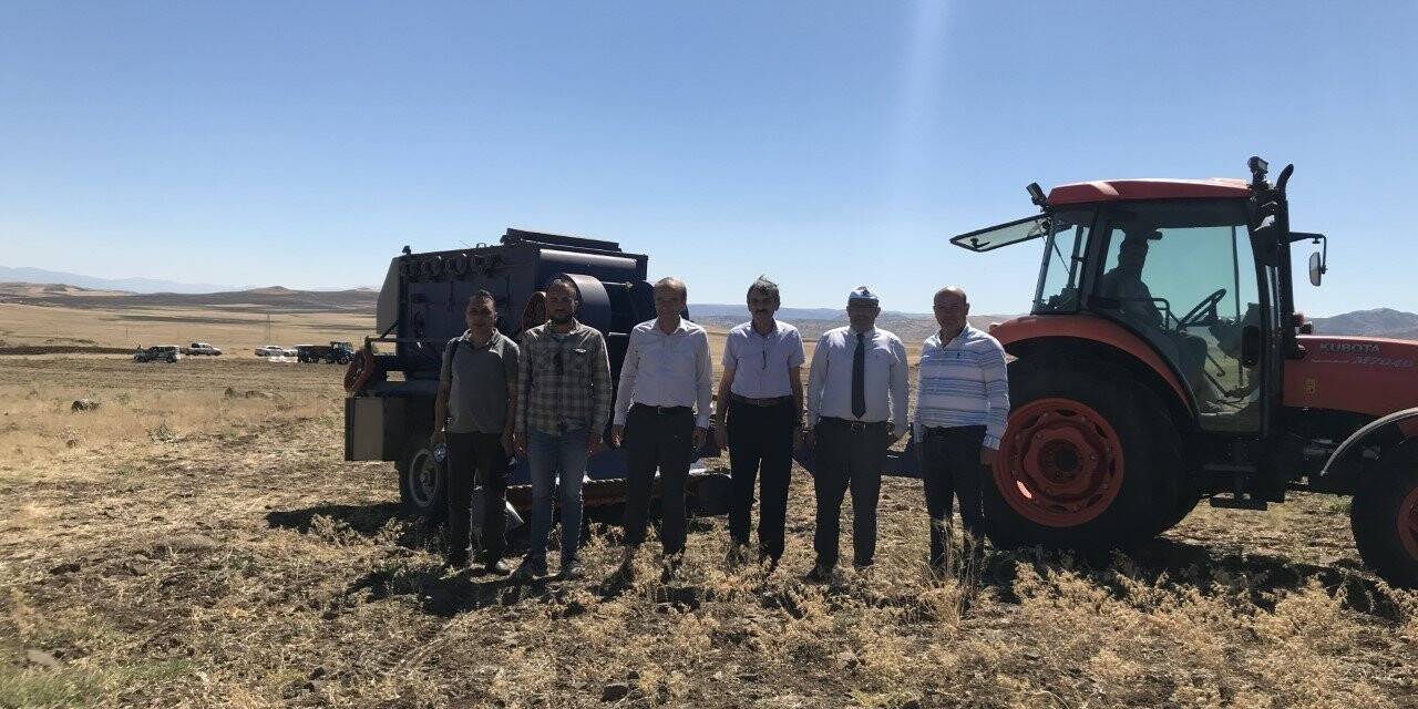 Arguvan‘da nohut hasat tarla günü yapıldı