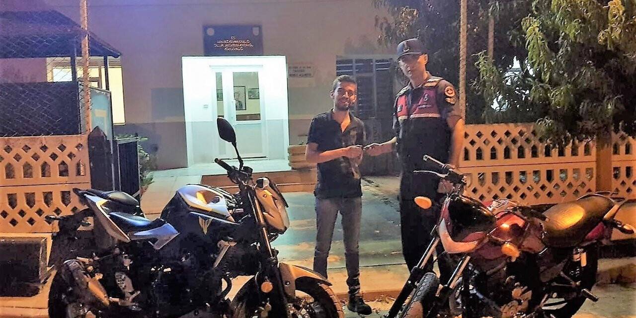 Gönen’den 2 motosiklet çalan şüphelileri jandarma yakaladı