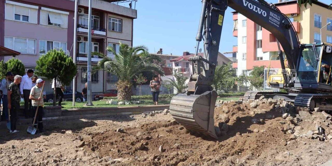 Nazilli Cumhuriyet Mahallesi’nde 173 sokakta yol yenileme çalışmaları başladı