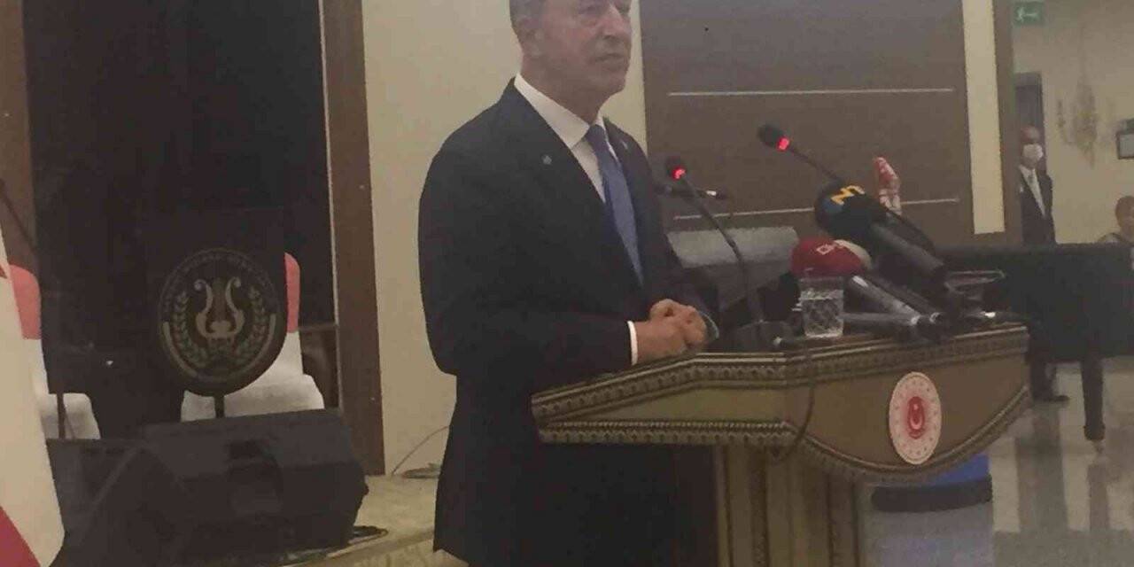 Bakan Akar: “Üçüncü taraflardan beklentimiz Kıbrıs meselesi hakkında tarafsız olmaları”