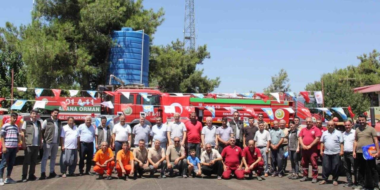 Adana’da orman yangınlarına erken müdahale için su tankeri dağıtıldı
