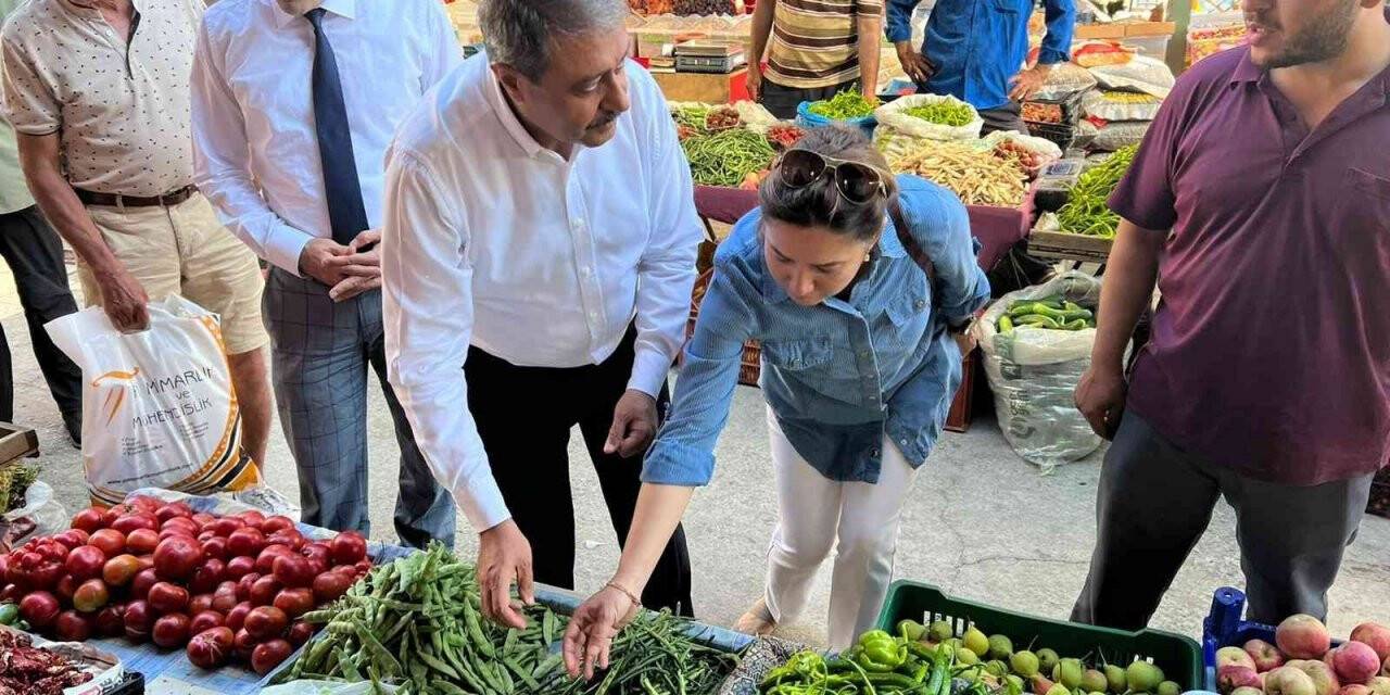 Vali Şıldak’tan Burhaniye Pazarına ziyaret