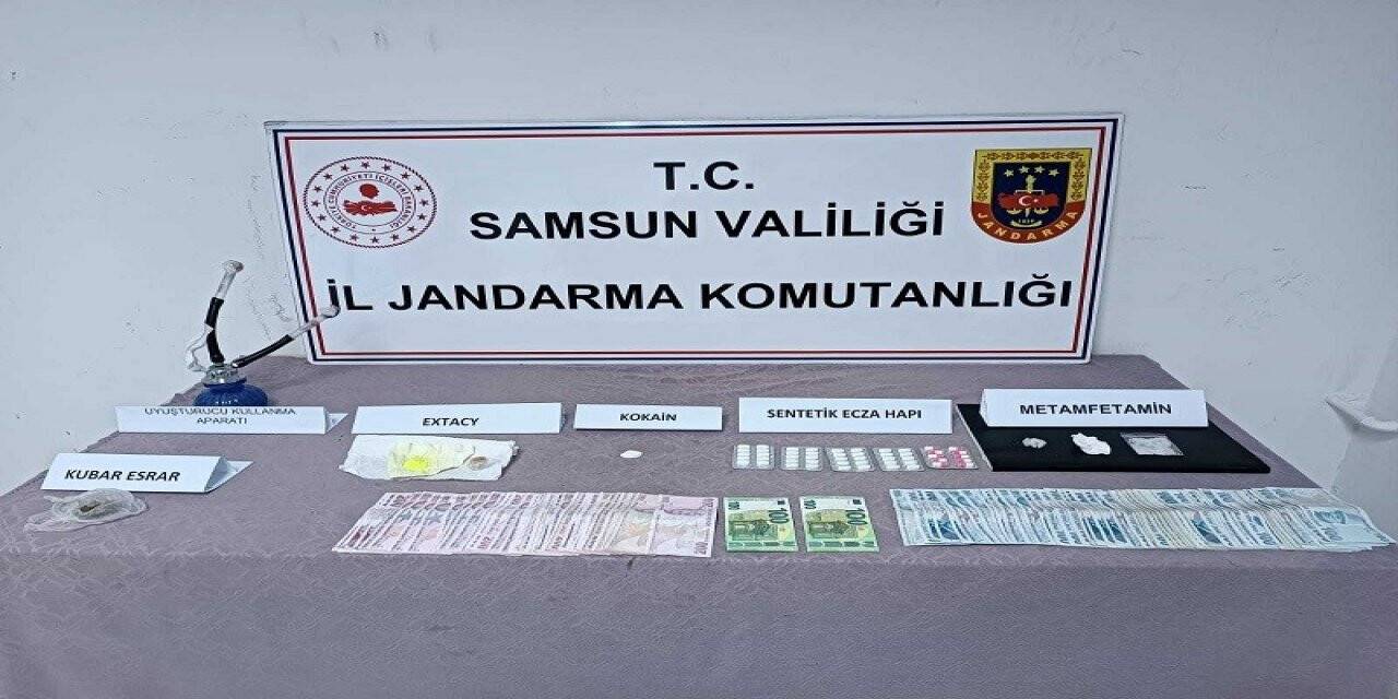 Samsun’da çok miktarda narkotik madde ele geçirildi