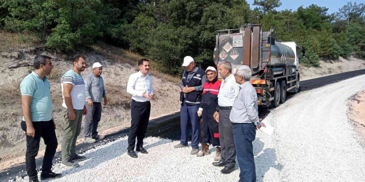 Domaniç’te Şehit Saru Batu Savcı Bey yolu yapıldı