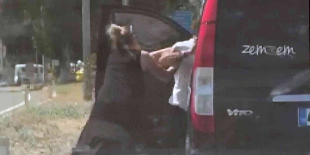 Karayolunda tehlikeli kavga