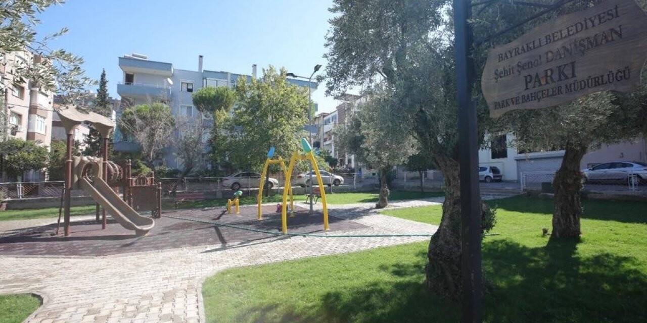 Bayraklı’daki Şehit Şenol Danışman Parkı yenilendi