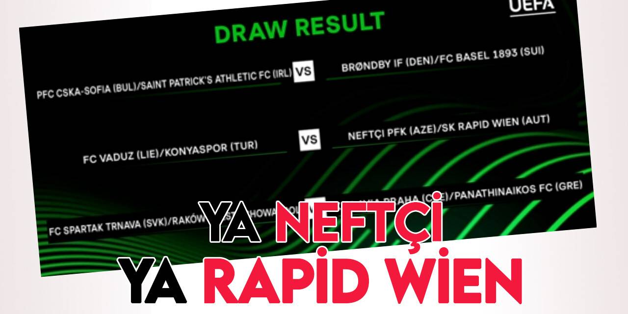 Konyaspor'un UEFA Konferans Ligi Play-off'unda rakibi belli oldu