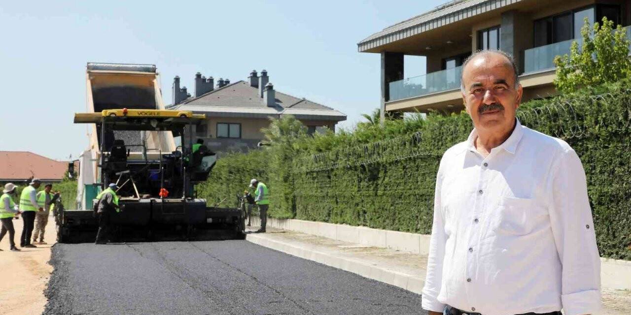 Mudanya Belediyesi yolları yenilemeye devam ediyor