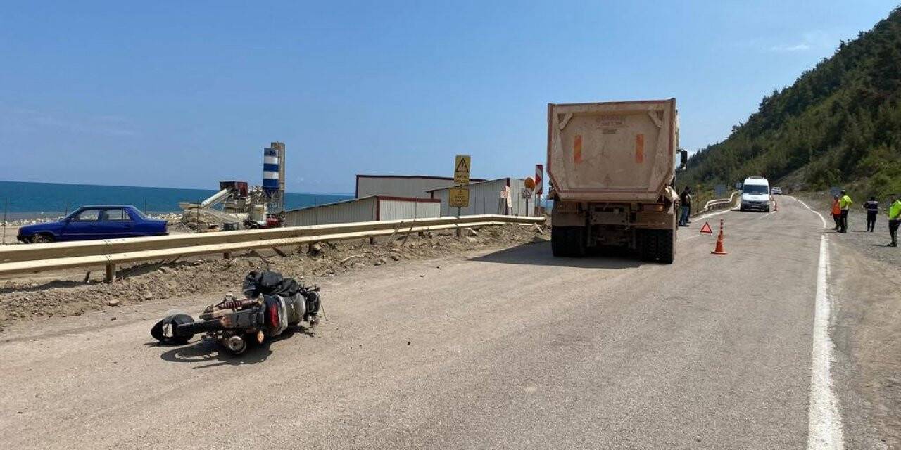 Sinop’ta kazada ağır yaralanan motosiklet sürücüsü hayatını kaybetti