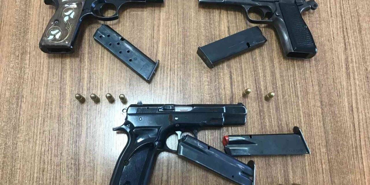 Çorum polisinden ruhsatsız silah operasyonu