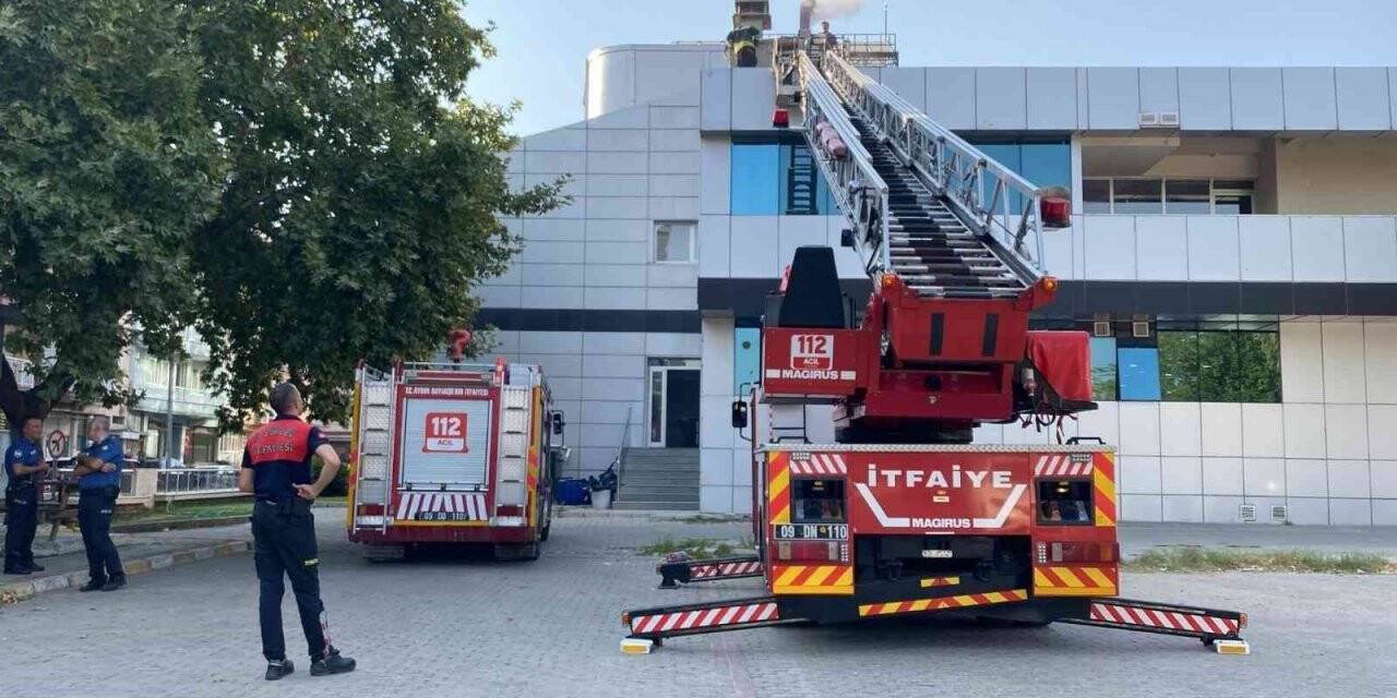 Aydın Polisevi’nde yangın paniği