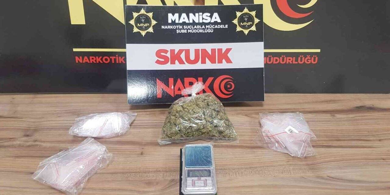 Manisa’da uyuşturucu ile yakalanan şahıs tutuklandı