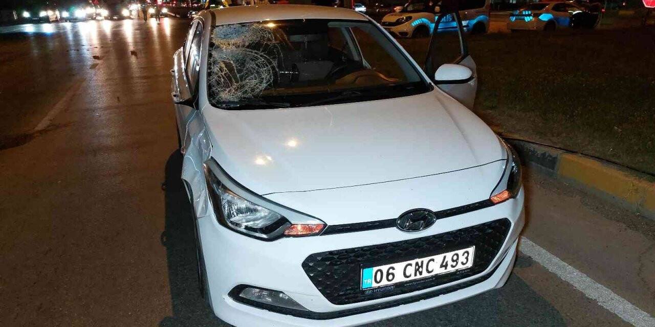 Samsun’da otomobilin çarptığı yaya ağır yaralandı