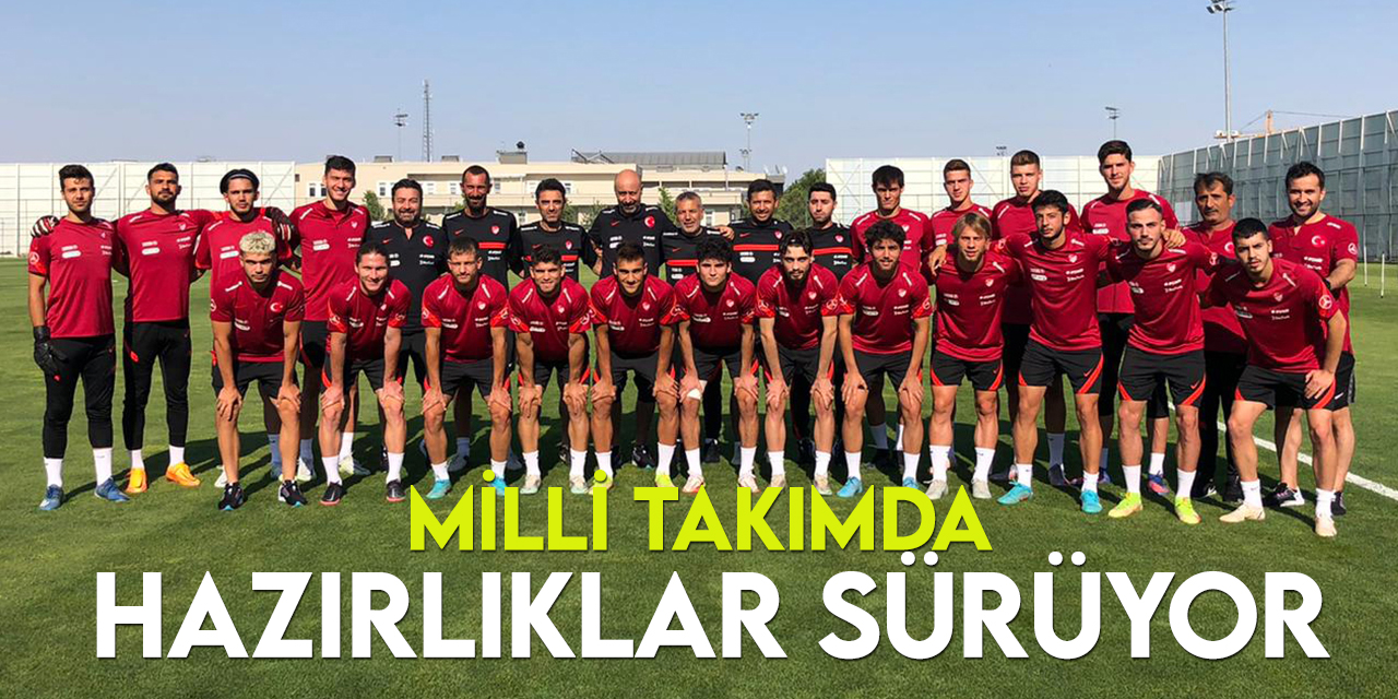 U23 Millî Futbol Takımı, Konya 2021 hazırlıklarını sürdürüyor