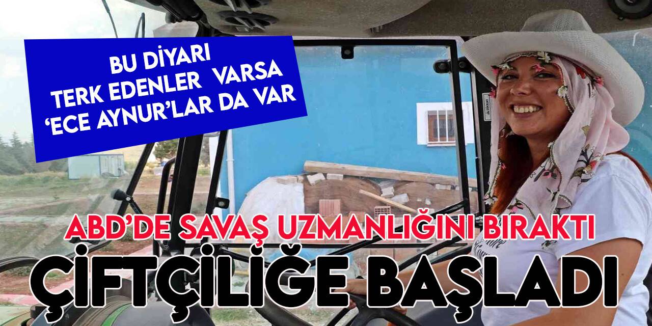 Bu yüzyıl su ve gıda savaşlarına sahne olacak deyip Türkiye'ye döndü