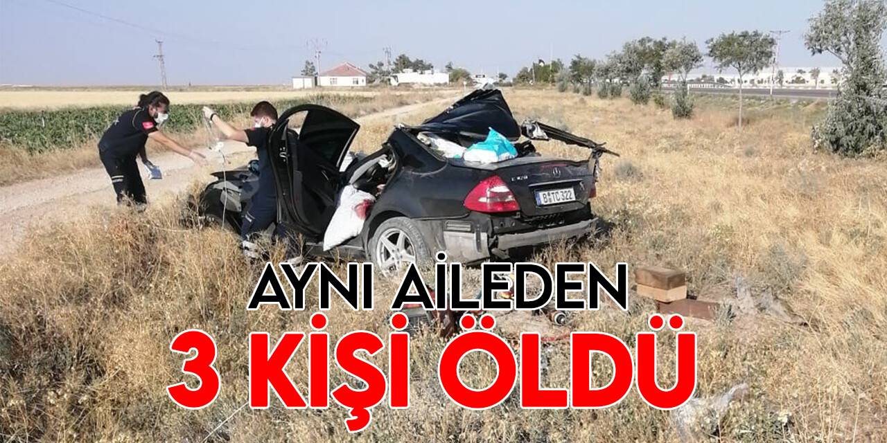 Otomobil tıra arkadan çarptı: 3 ölü