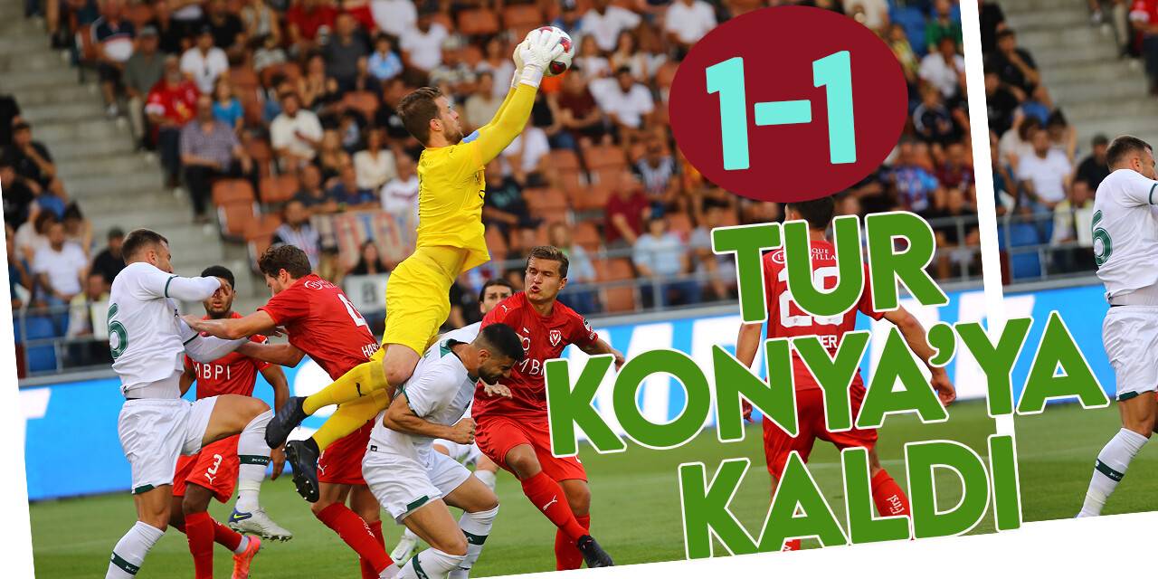 Konyaspor turu Konya'ya bıraktı
