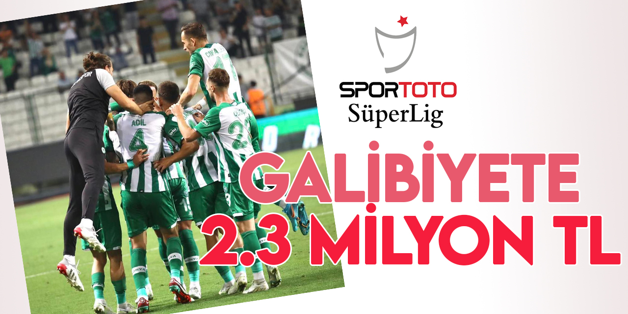 Süper Lig'de yeni sezonda her galibiyetin primi 2,3 milyon lira