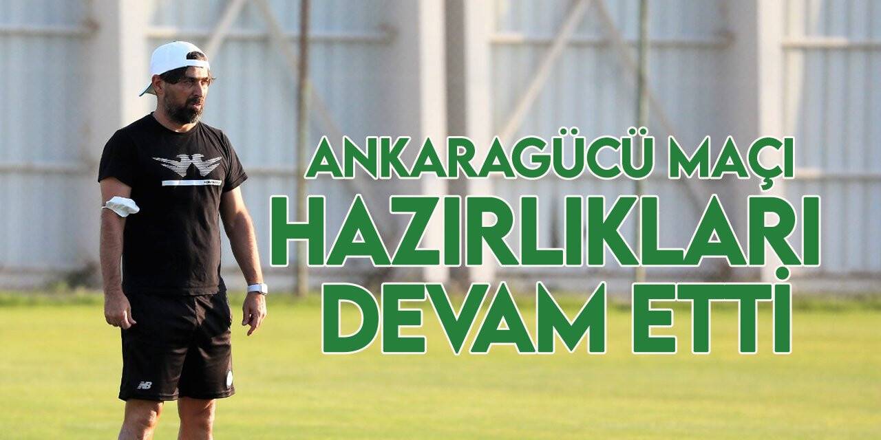 Arabam.com Konyaspor, Ankaragücü maçı hazırlıklarını sürdürdü