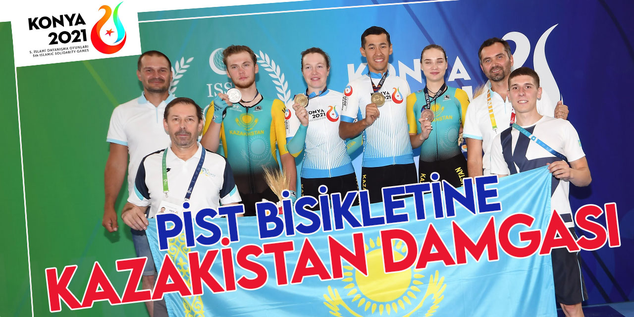 5. İslami Dayanışma Oyunları'nda pist bisikletine Kazakistan damgası