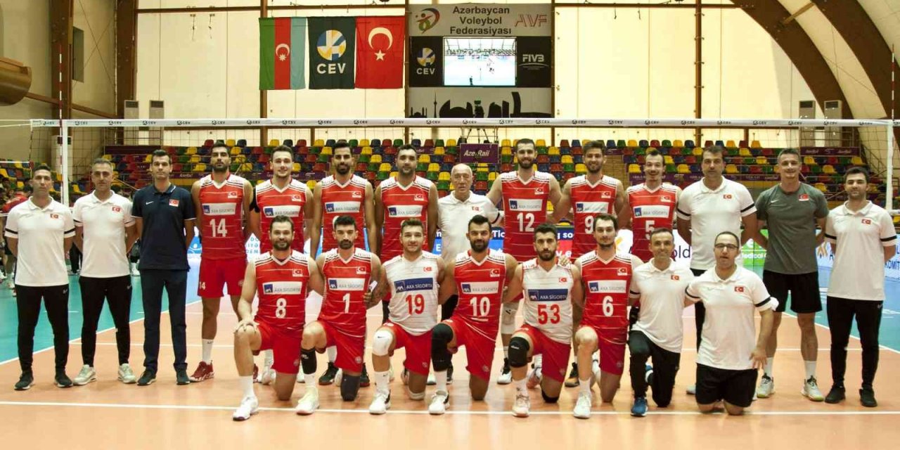 2023 CEV Avrupa Voleybol Şampiyonası Elemeleri: Azerbaycan: 0 - Türkiye: 3