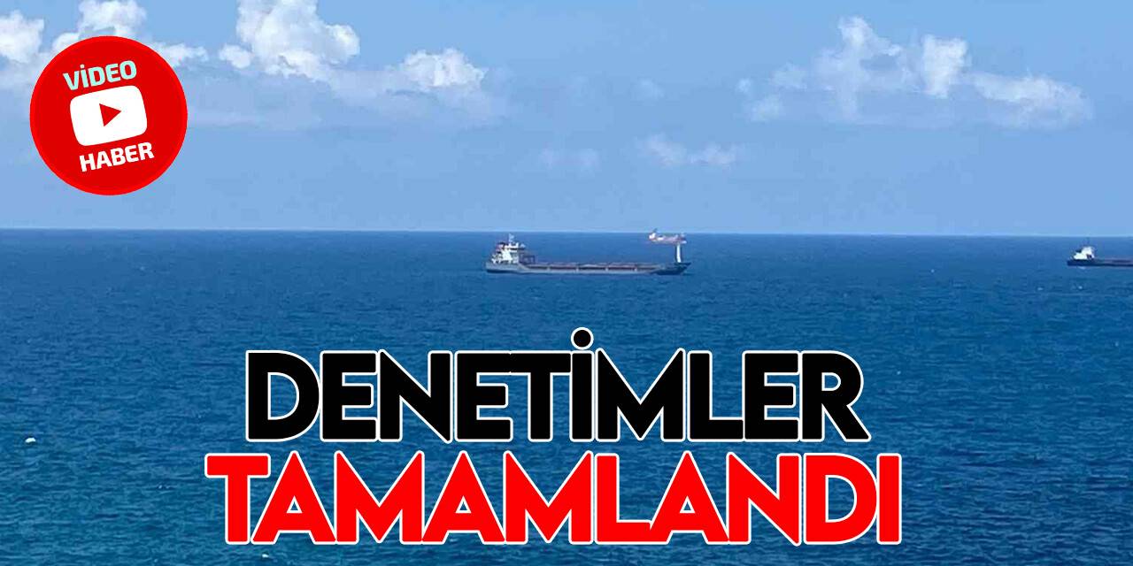 Ukrayna’dan gelen mısır yüklü ’Polarnet’ gemisinde denetimler tamamlandı