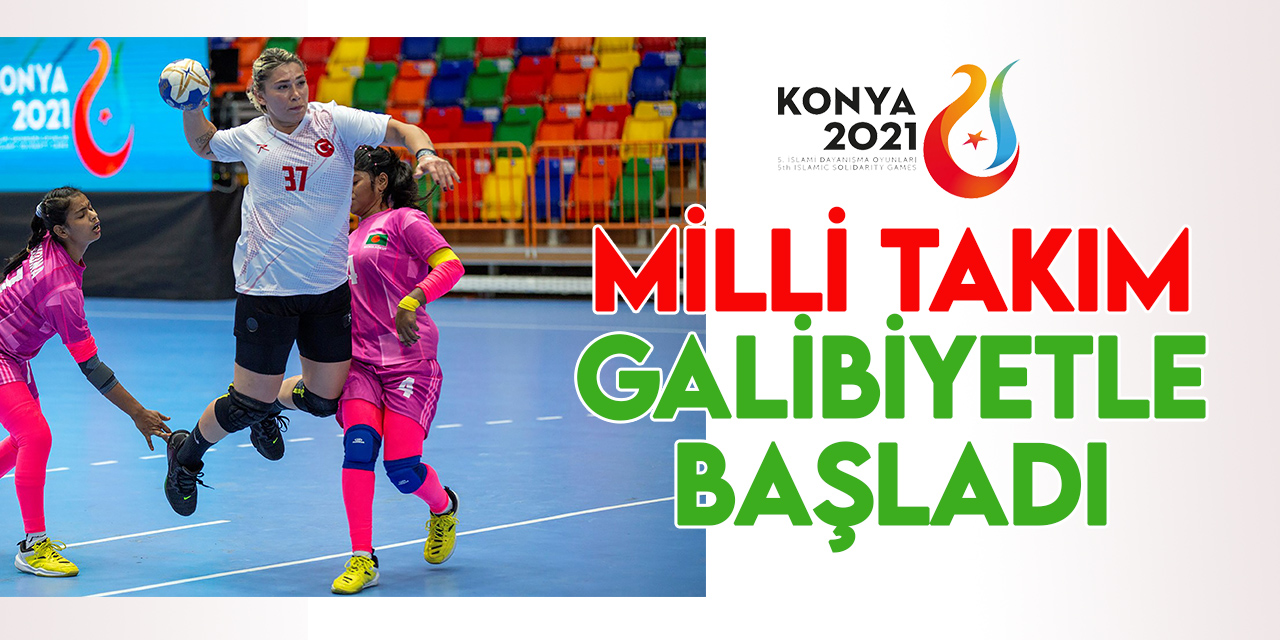 A Milli Kadın Hentbol Takımı, Konya 2021'e galibiyetle başladı