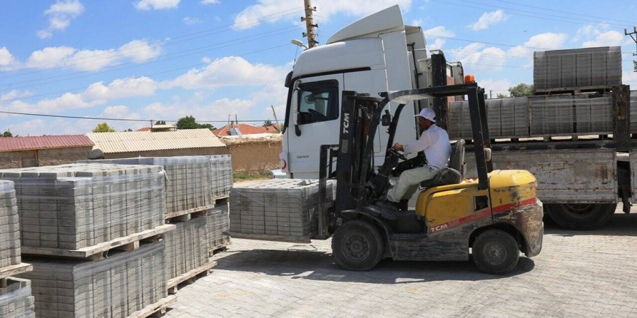 Ereğli Belediyesinden 224 bin metrekare kilitli parke taşı