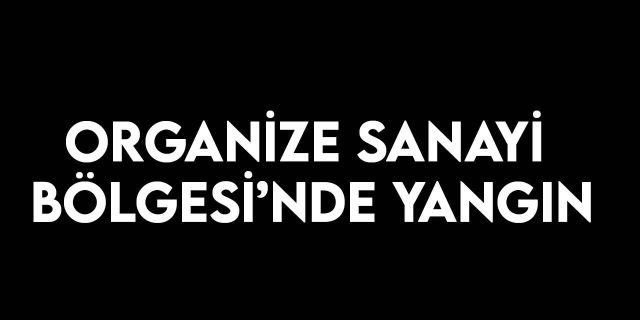 Konya’da Organize Sanayi Bölgesi'nde bir boya fabrikasında yangın çıktı