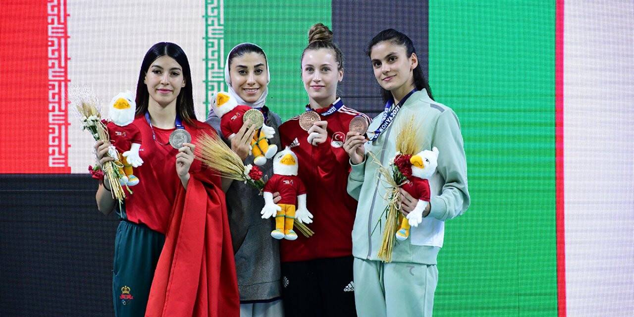 Konyalı milli sporcu Zeliha Ağrıs,  bronz madalya kazandı