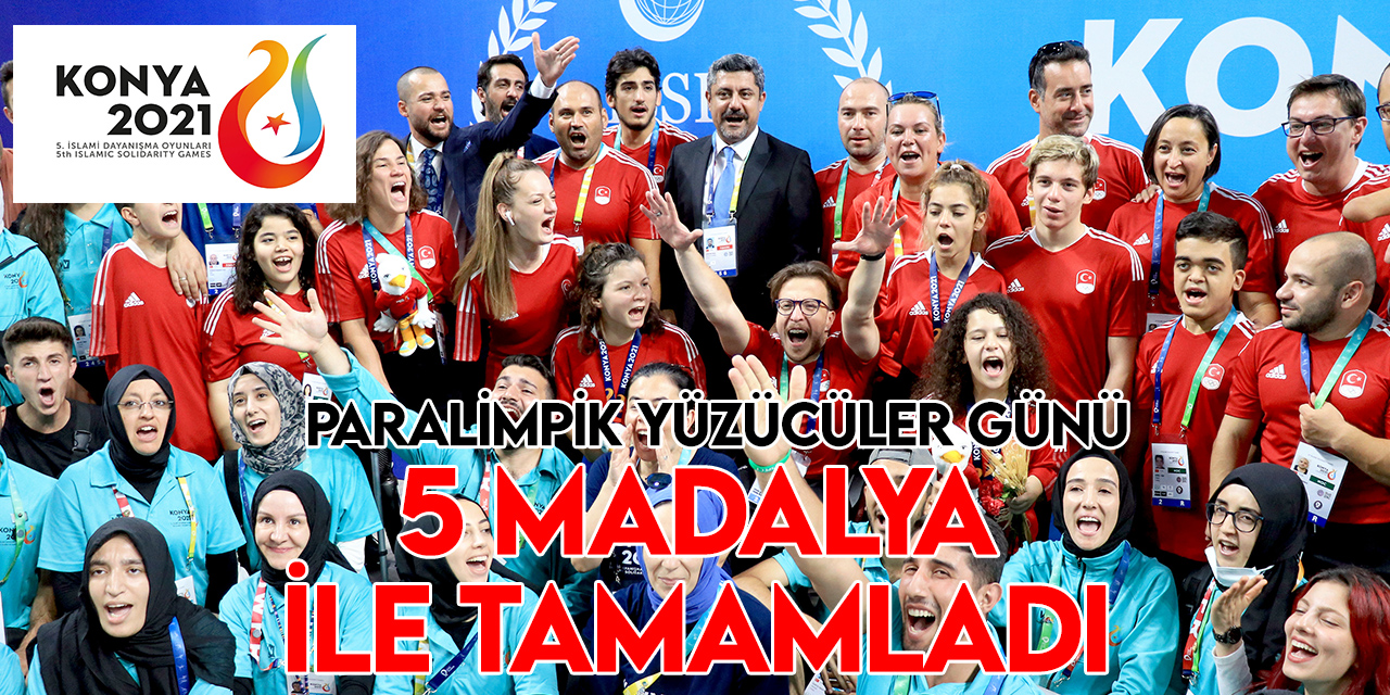 Para yüzme branşında Türk sporcular günü 1 altın, 1 gümüş, 3 bronz madalya kazanarak tamamladı