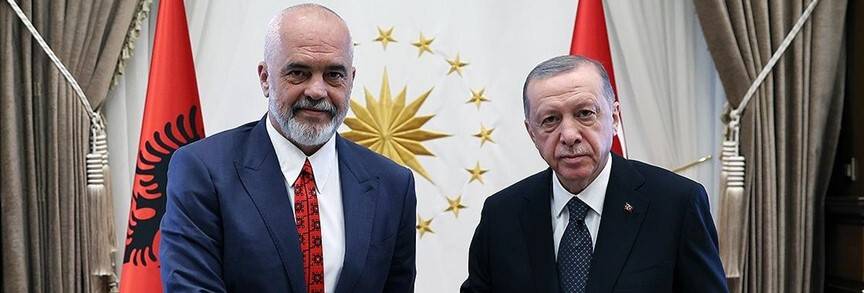 Cumhurbaşkanı Erdoğan, Arnavutluk Başbakanı  Rama’yı kabul etti
