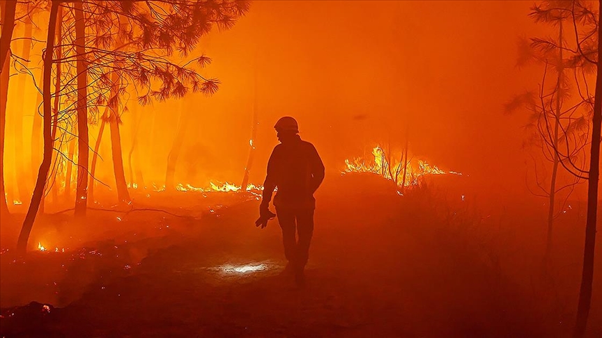 AB, orman yangınlarıyla mücadele için Fransa'ya uçak gönderdi