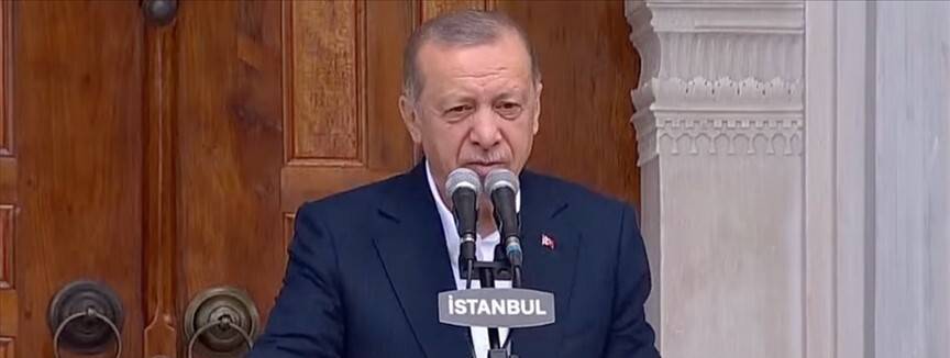 Cumhurbaşkanı Erdoğan, restorasyonu tamamlanan Ayazma Camii'ni açtı