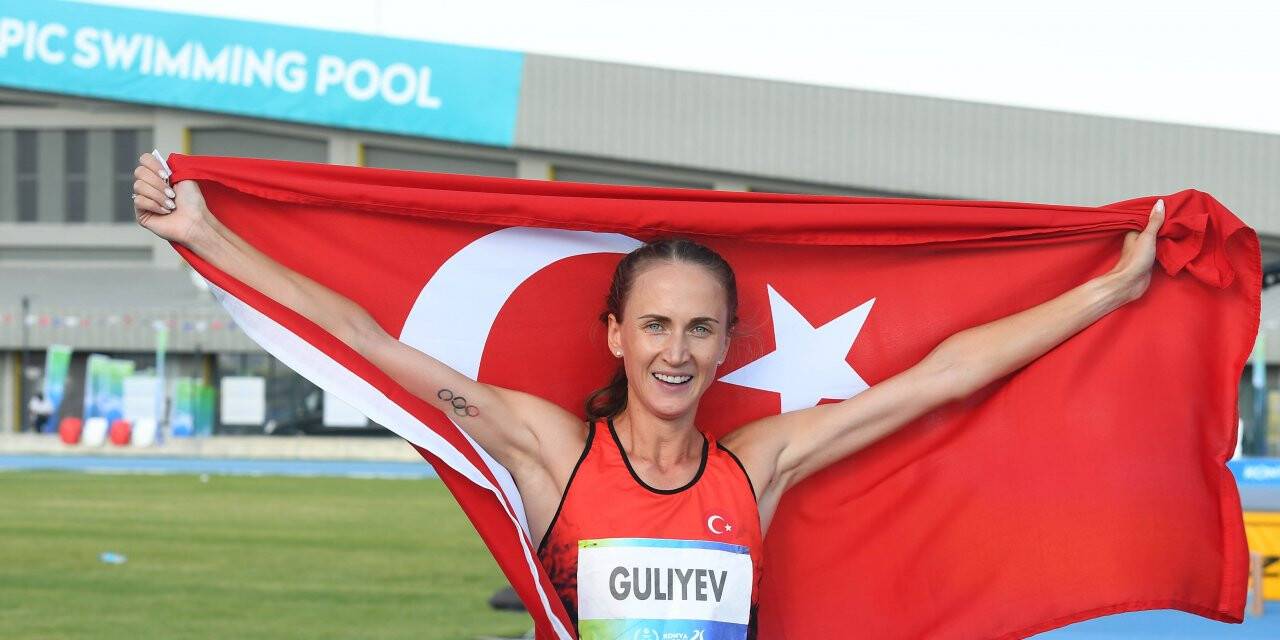 Ekaterina Guliyev'den 1500 metrede gümüş madalya