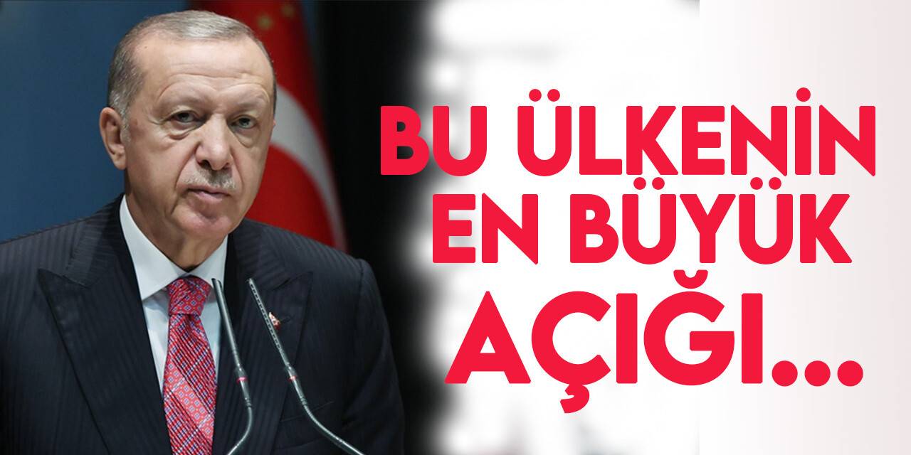 Cumhurbaşkanı Erdoğan: Bu ülkenin en büyük açığı, yerli ve milli muhalefet açığıdır