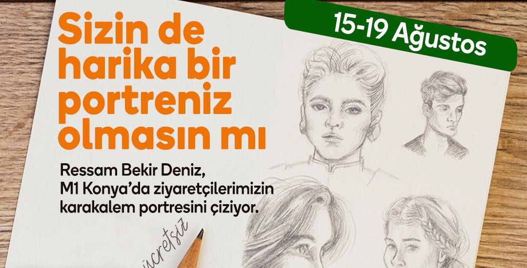 M1Konya AVM'de porte etkinliği