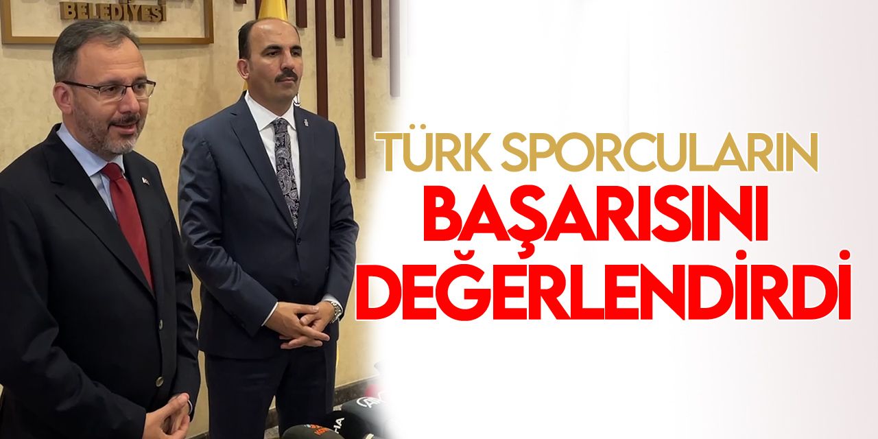 Bakan Kasapoğlu, İslami Dayanışma Oyunları'nda Türk sporcuların başarısını değerlendirdi