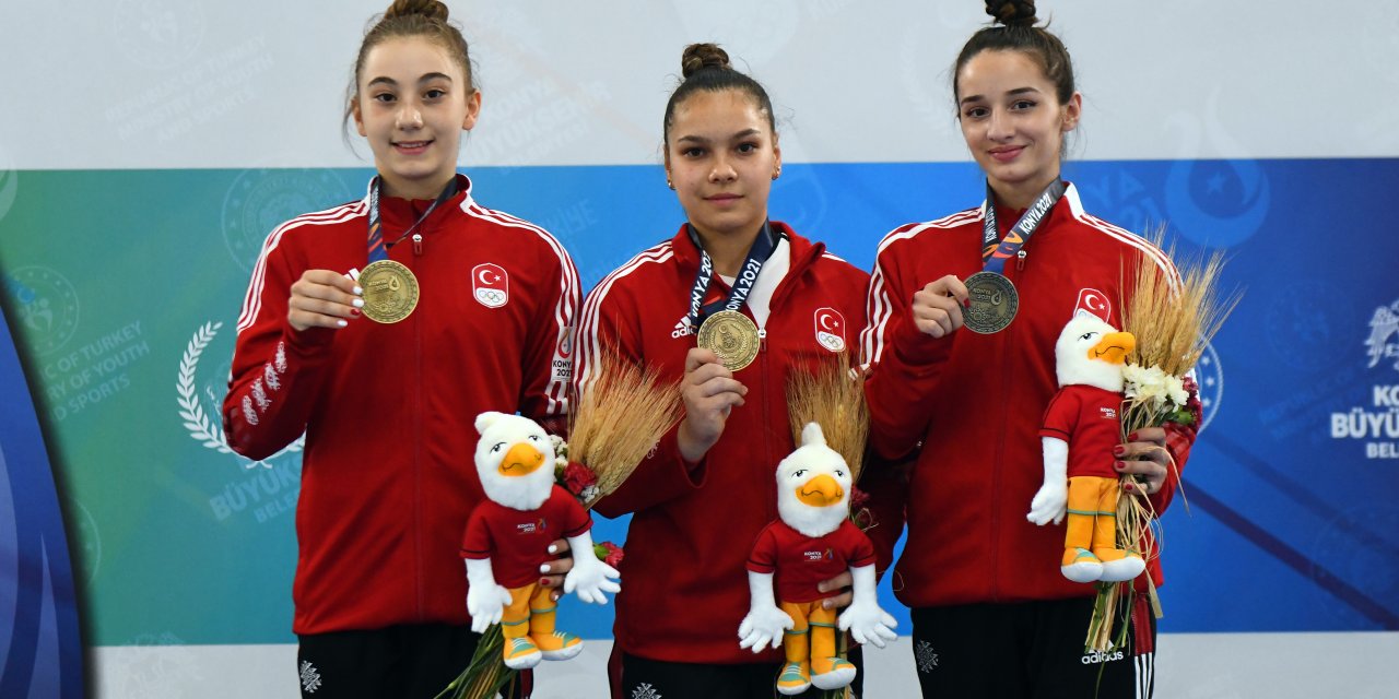 Kadınlar artistik cimnastikte şampiyon Türkiye