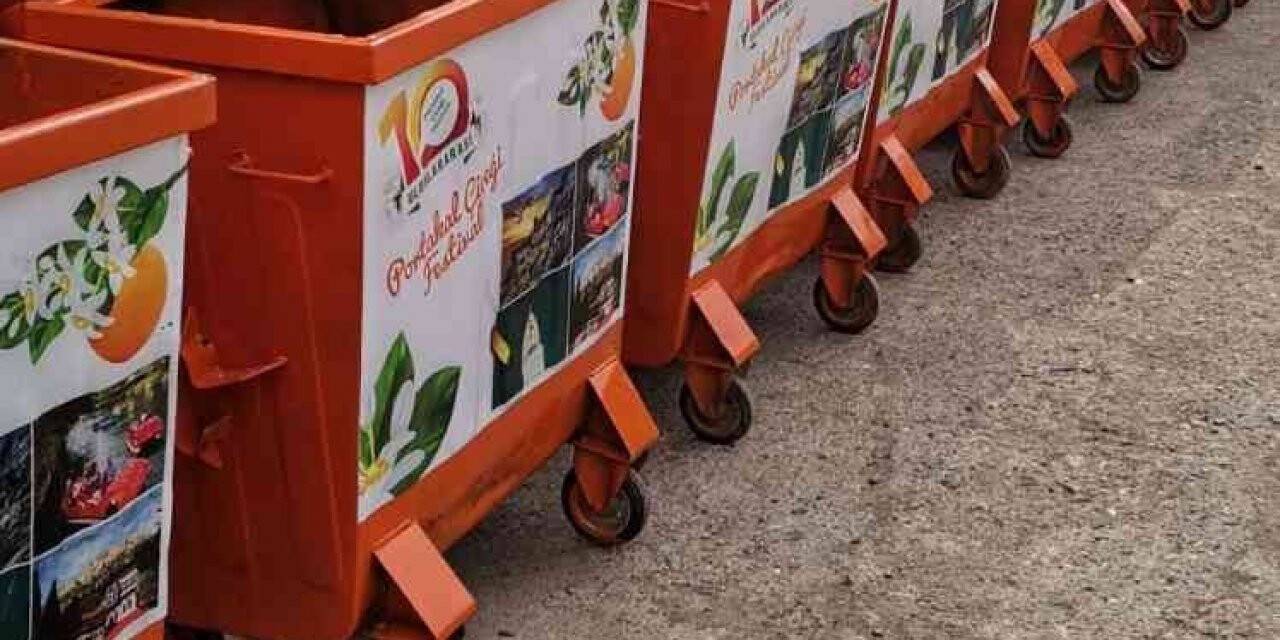 Kozan’da çöp konteynerleri tamir edilerek yeniden hizmete sunuldu