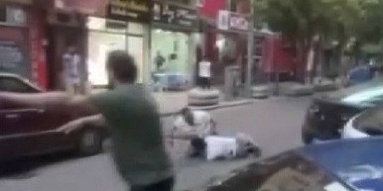 Kahramanmaraş’ta 1 kişinin yaralandığı silahlı kavga kamerada