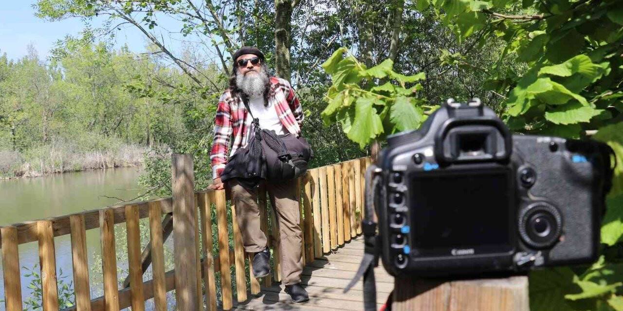 Fotoğrafçıların vazgeçilmez noktası saklı cennet ’Acarlar Longozu’