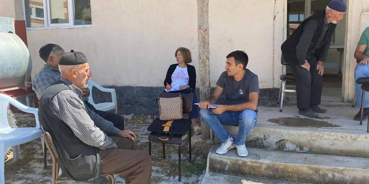 Aslanapa’da buğday üreticileri ile anket çalışması