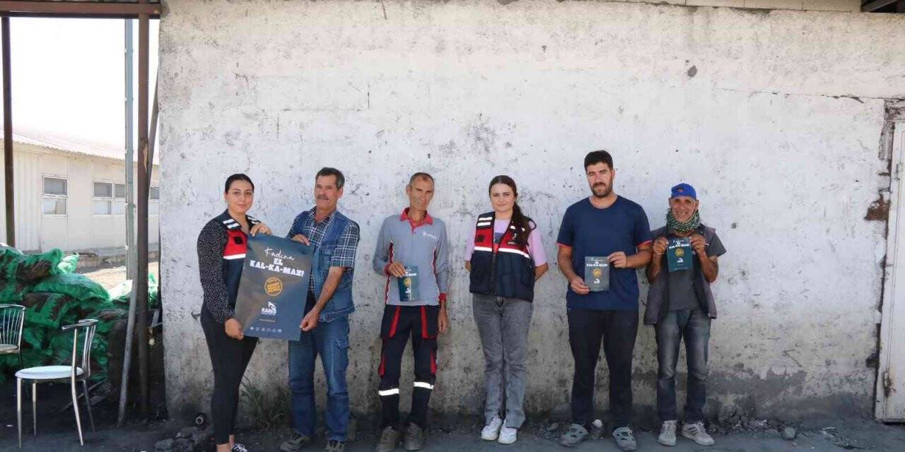 Bingöl’de jandarmadan ‘’Kadına El Kal-Ka-Maz’’ çalışması