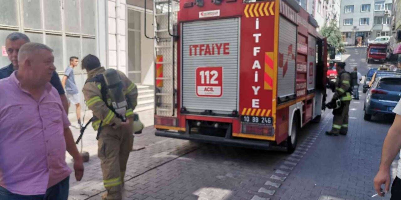 Bandırma’da Yangın