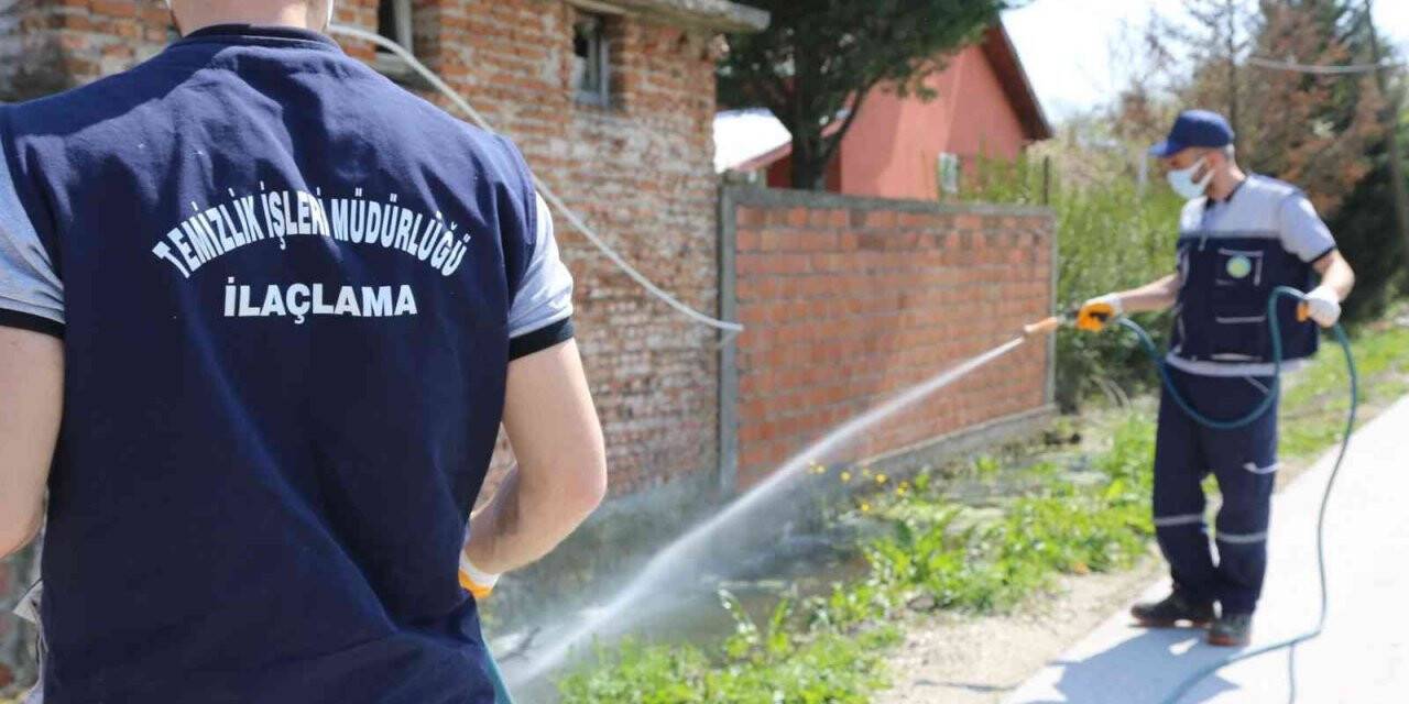 Serdivan’da ilaçlama çalışmaları devam ediyor