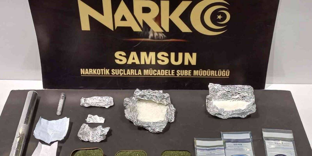 Samsun’da uyuşturucu operasyonu: 4 gözaltı